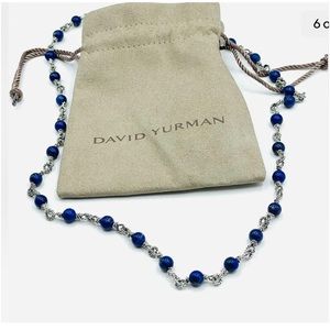 David Yurman Spiritual Beads. Lapis Lazuli Necklace. NWOT.